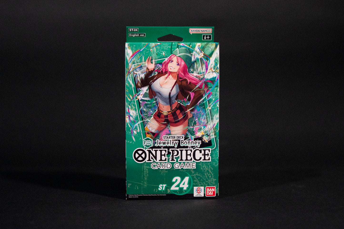 One Piece Card Game, ST24, GREEN Jewelry Bonney Starter Deck, NEW Boxed Sealed, English