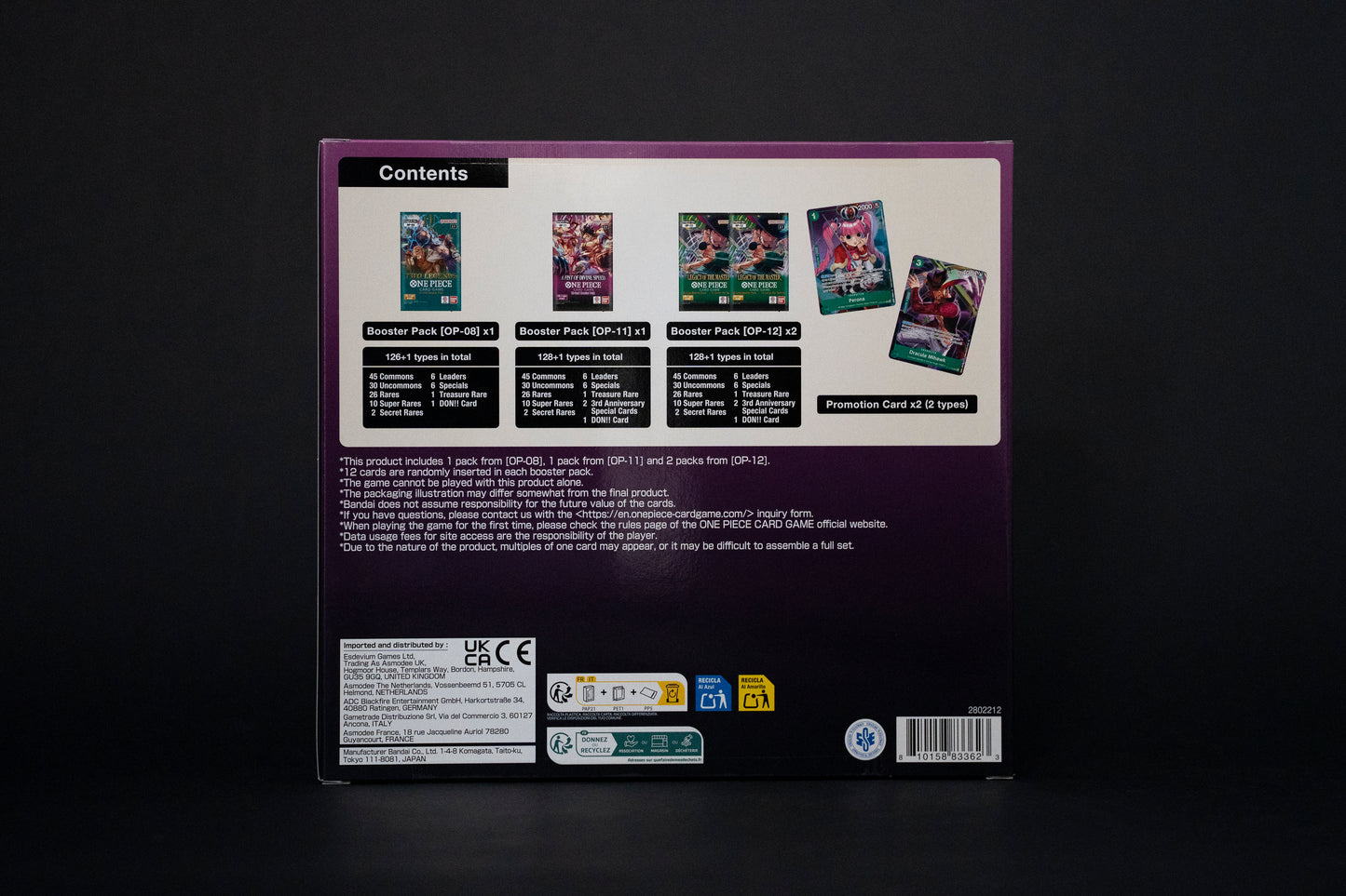 One Piece Card Game, IB-04, Illustration Box Vol.4, Boxed Sealed, English