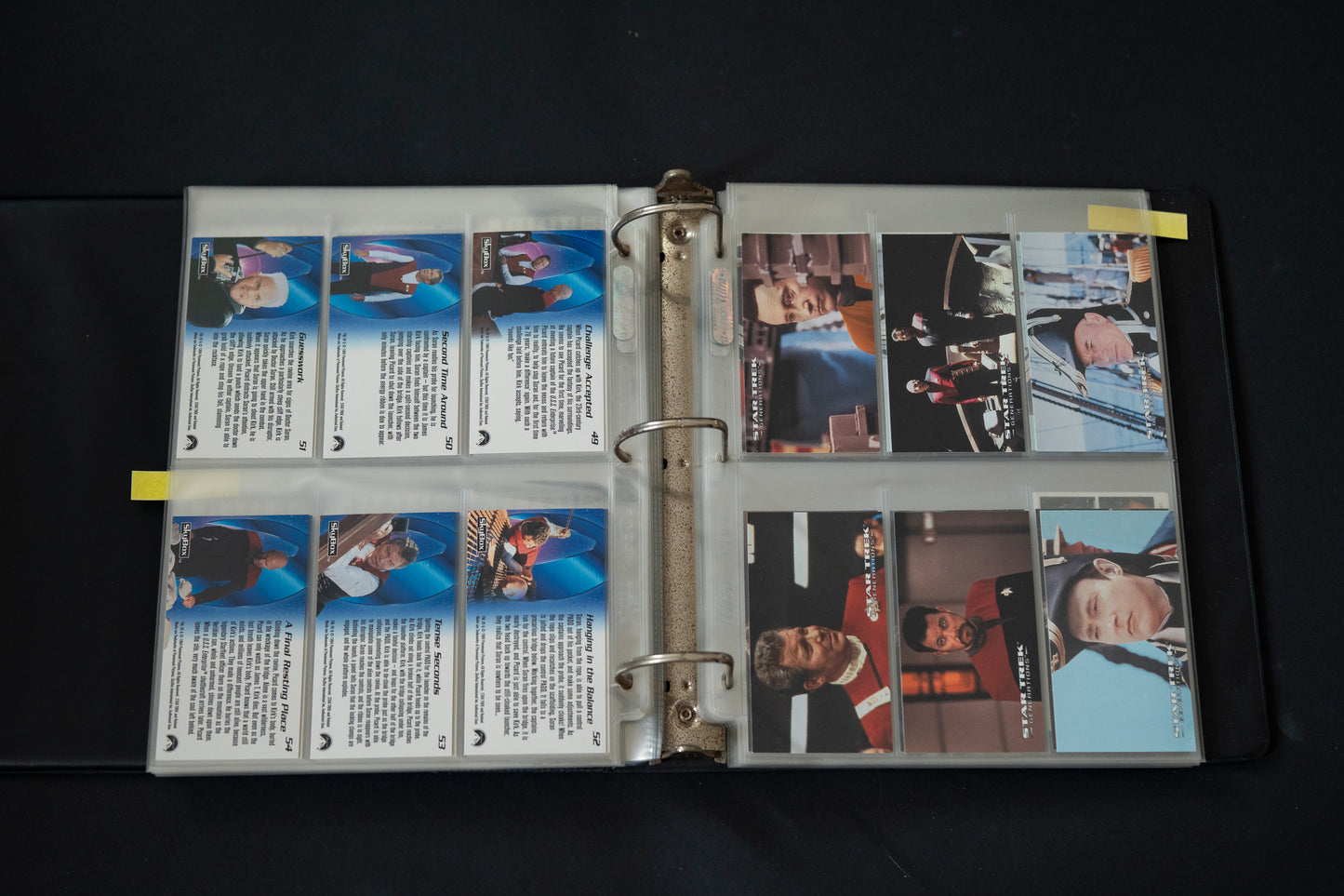 Star Trek Widevision Trading Cards Bundle, Generations Insurrection & First Contact, SkyBox, 1993, Complete Base Sets (PLUS S2 S3 F2 C1 & B5) in binder