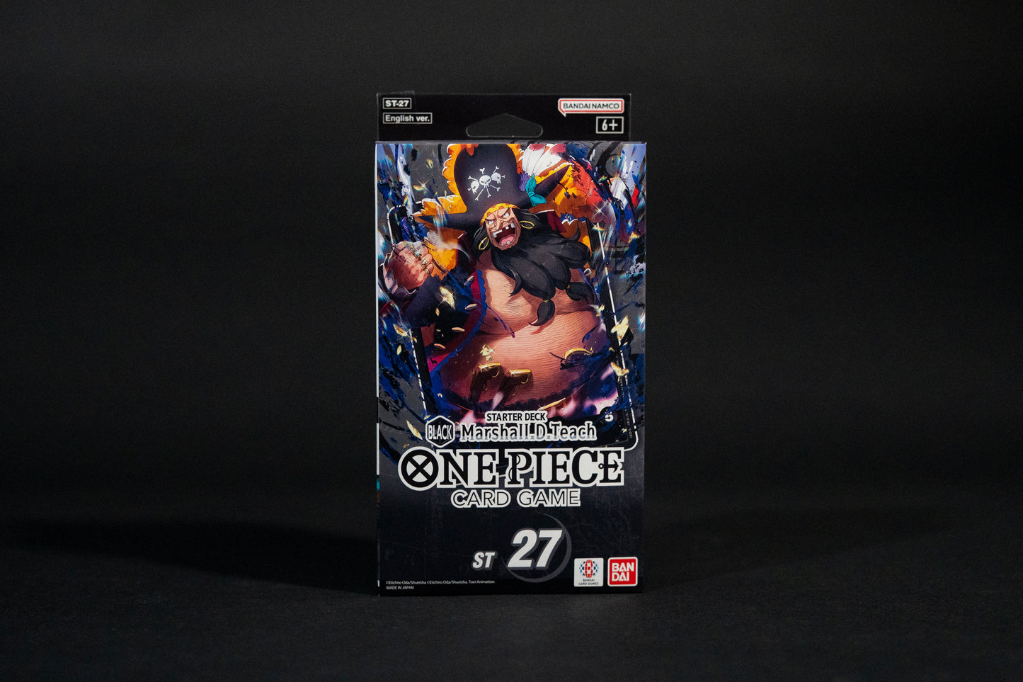 One Piece Card Game, ST27, BLACK Marshall.D.Teach Starter Deck, NEW Boxed Sealed, English