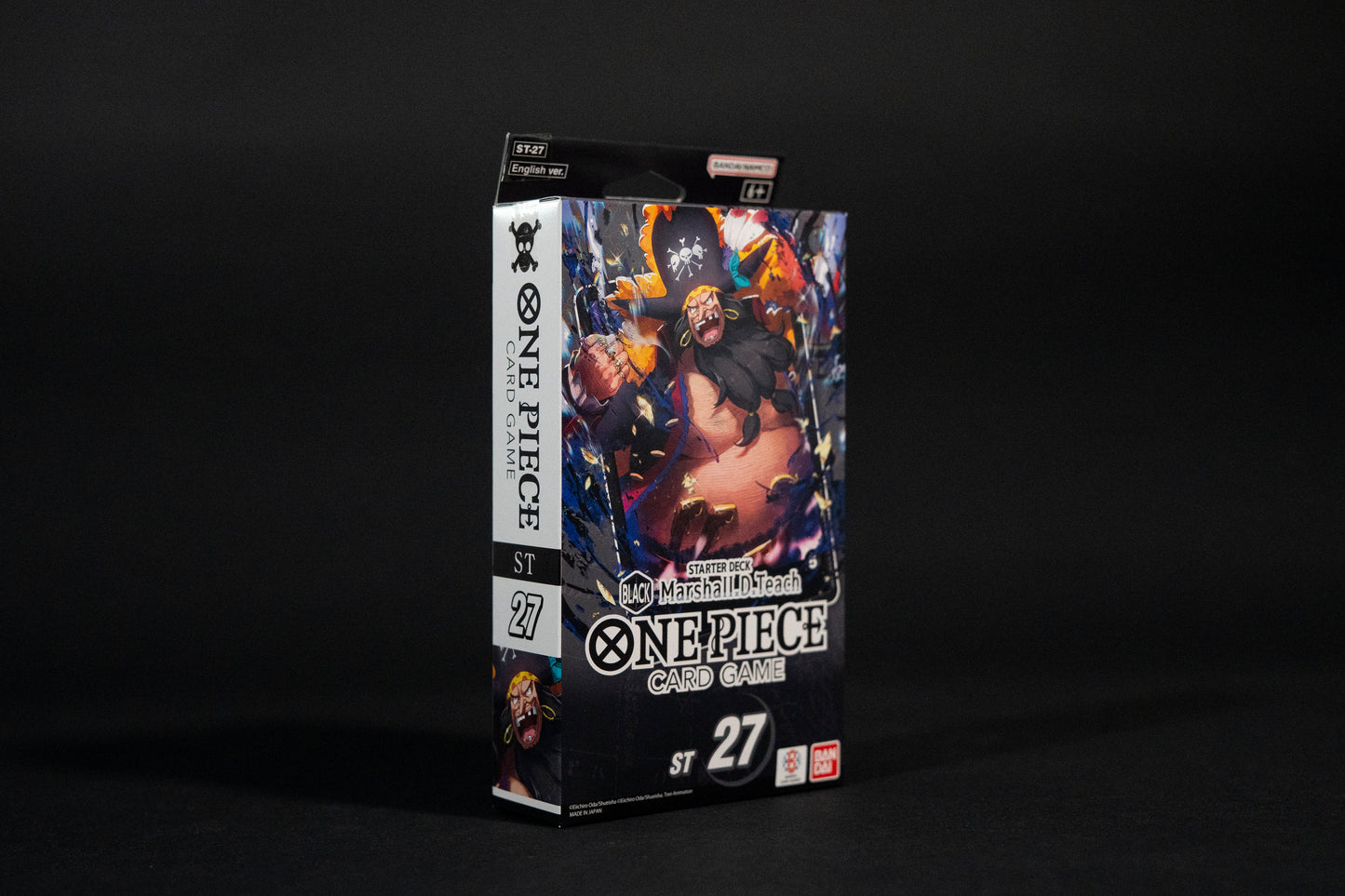 One Piece Card Game, ST27, BLACK Marshall.D.Teach Starter Deck, NEW Boxed Sealed, English