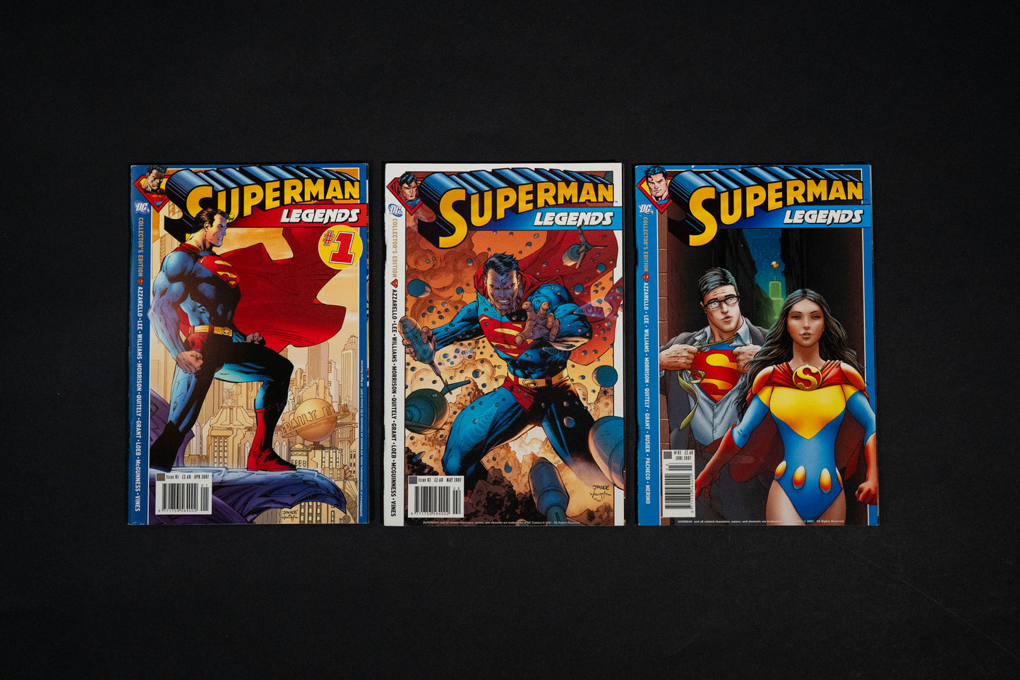 Superman, Legends, #1 2 & 3, Collector's Edition, DC Comics, 2007