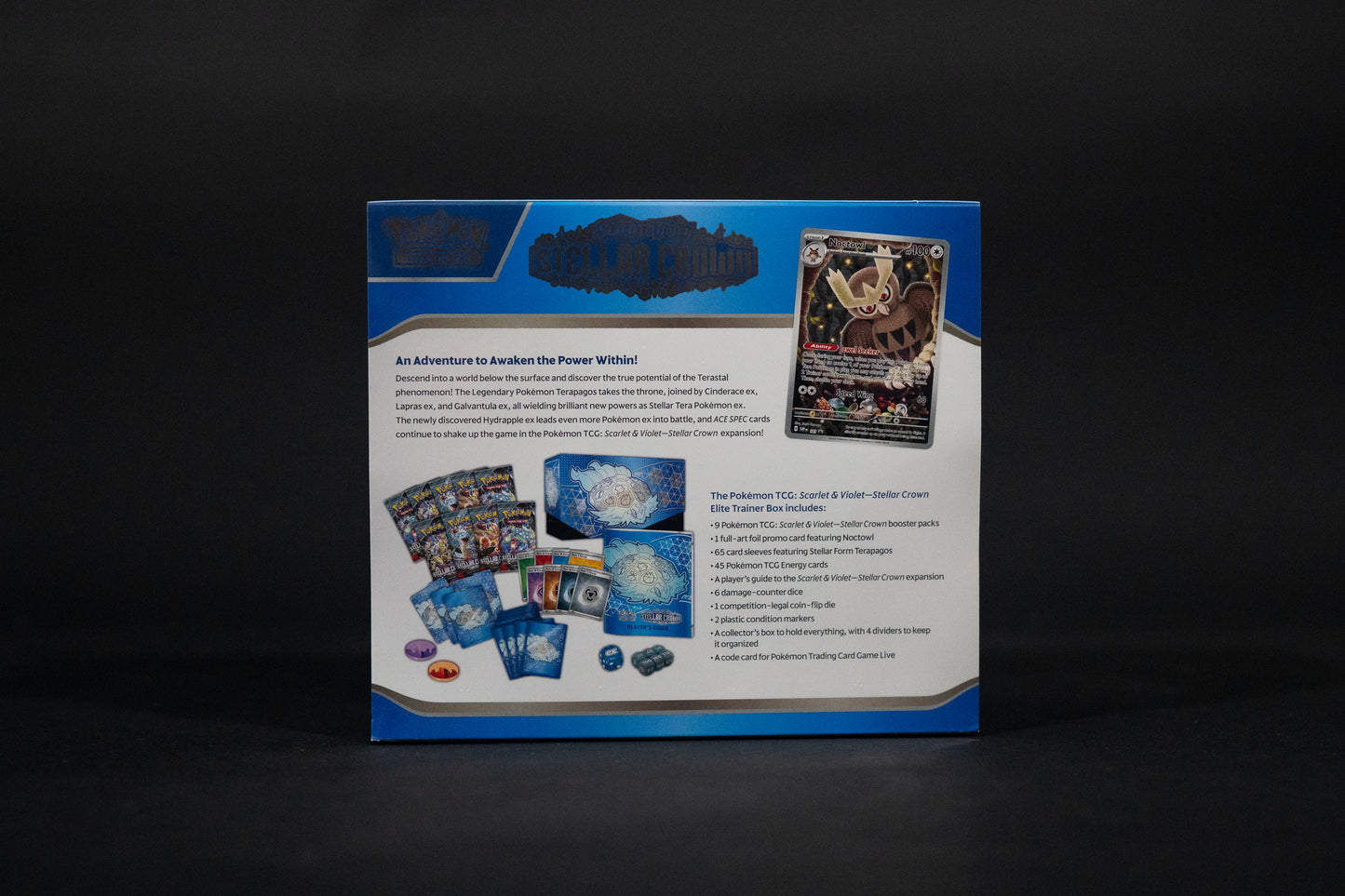 Pokémon, Scarlet & Violet - Stellar Crown, Elite Trainer Box, New Sealed