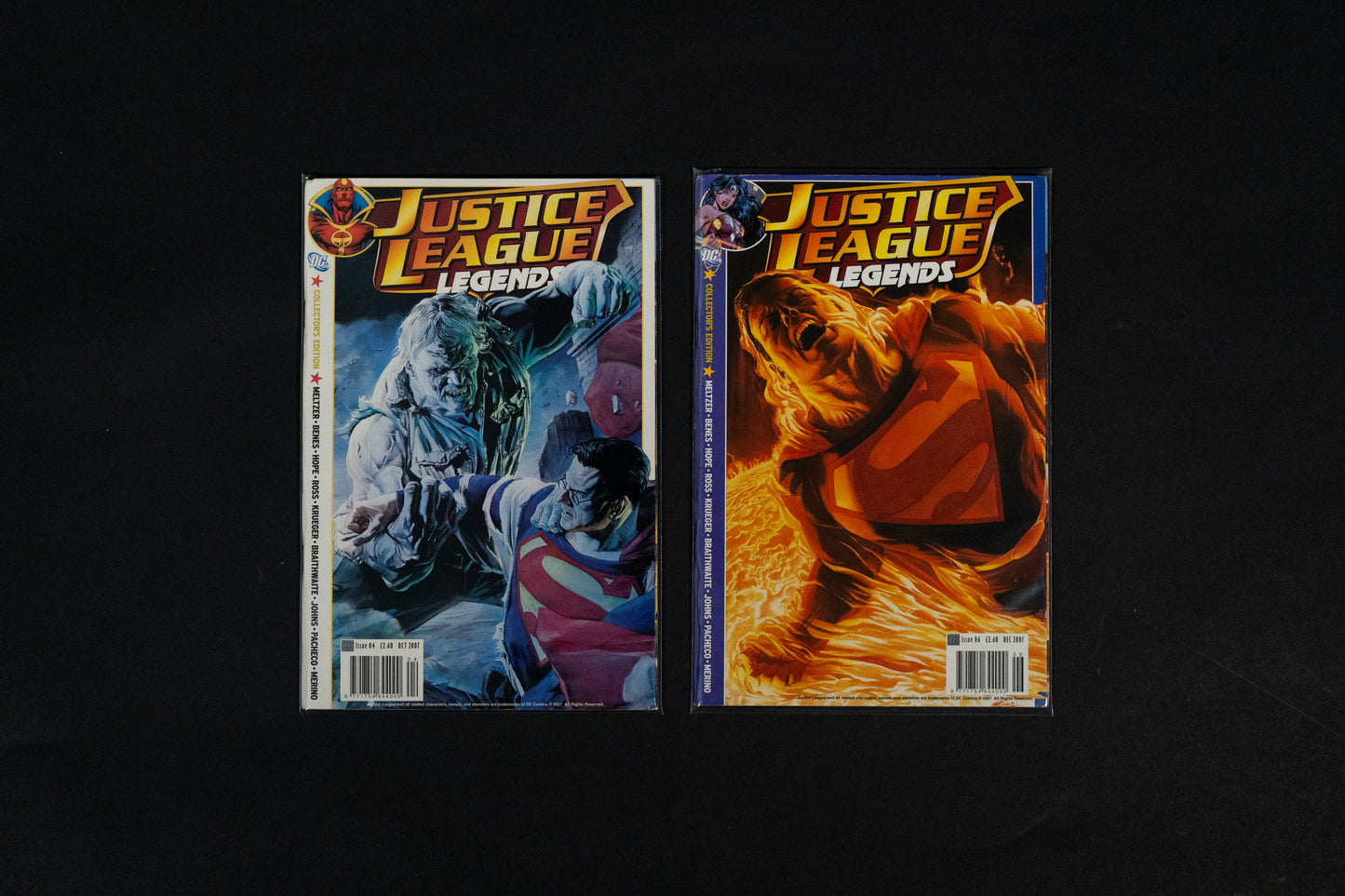 Justice League, Legends, #4 & 6, Collector's Edition, DC Comics, 2007