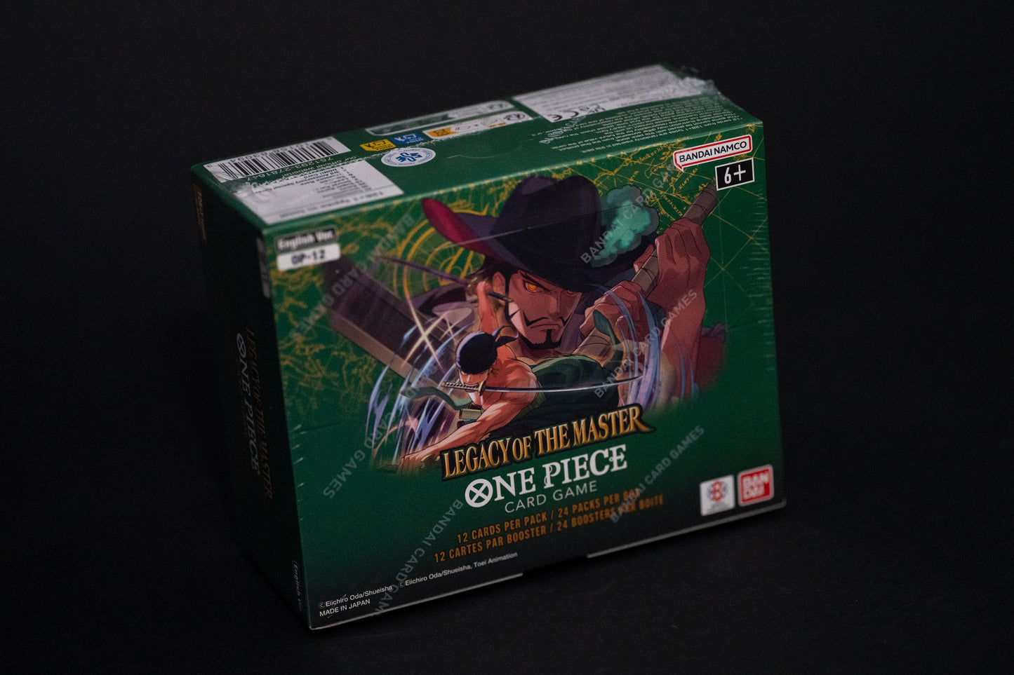 One Piece Card Game, OP-12, Legacy of the Master, Booster Box, Boxed Sealed, English