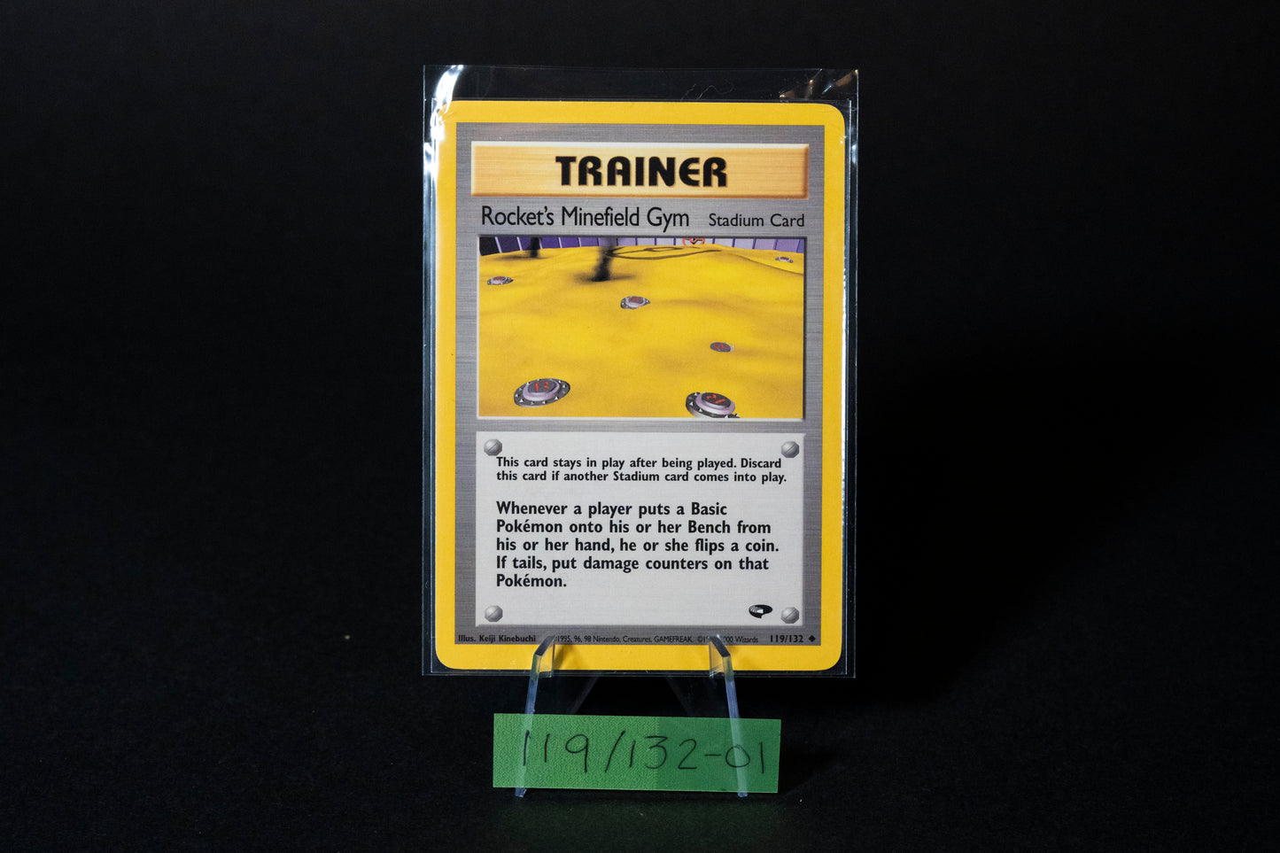 119/132, Rocket's Minefield Gym, Pokemon, Gym Challenge, 2000, Uncommon, Ungraded English