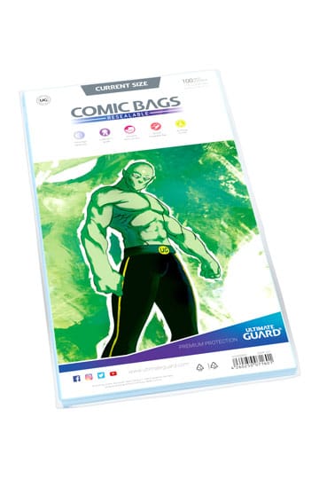 Ultimate Guard Comic Bags Resealable (100) - Current Size
