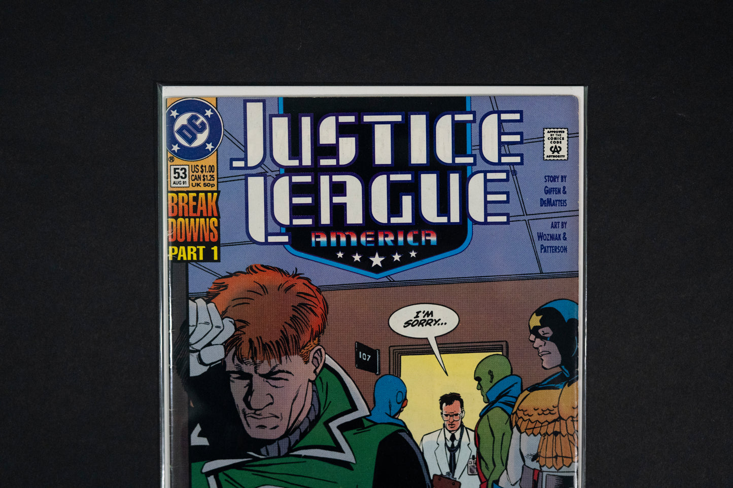 Justice League America, #53, DC Comics, 1991