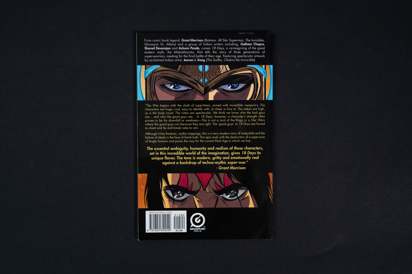 Grant Morrison's 18 Days, Volume 1 : War Begins, Graphic India, 9781624640049