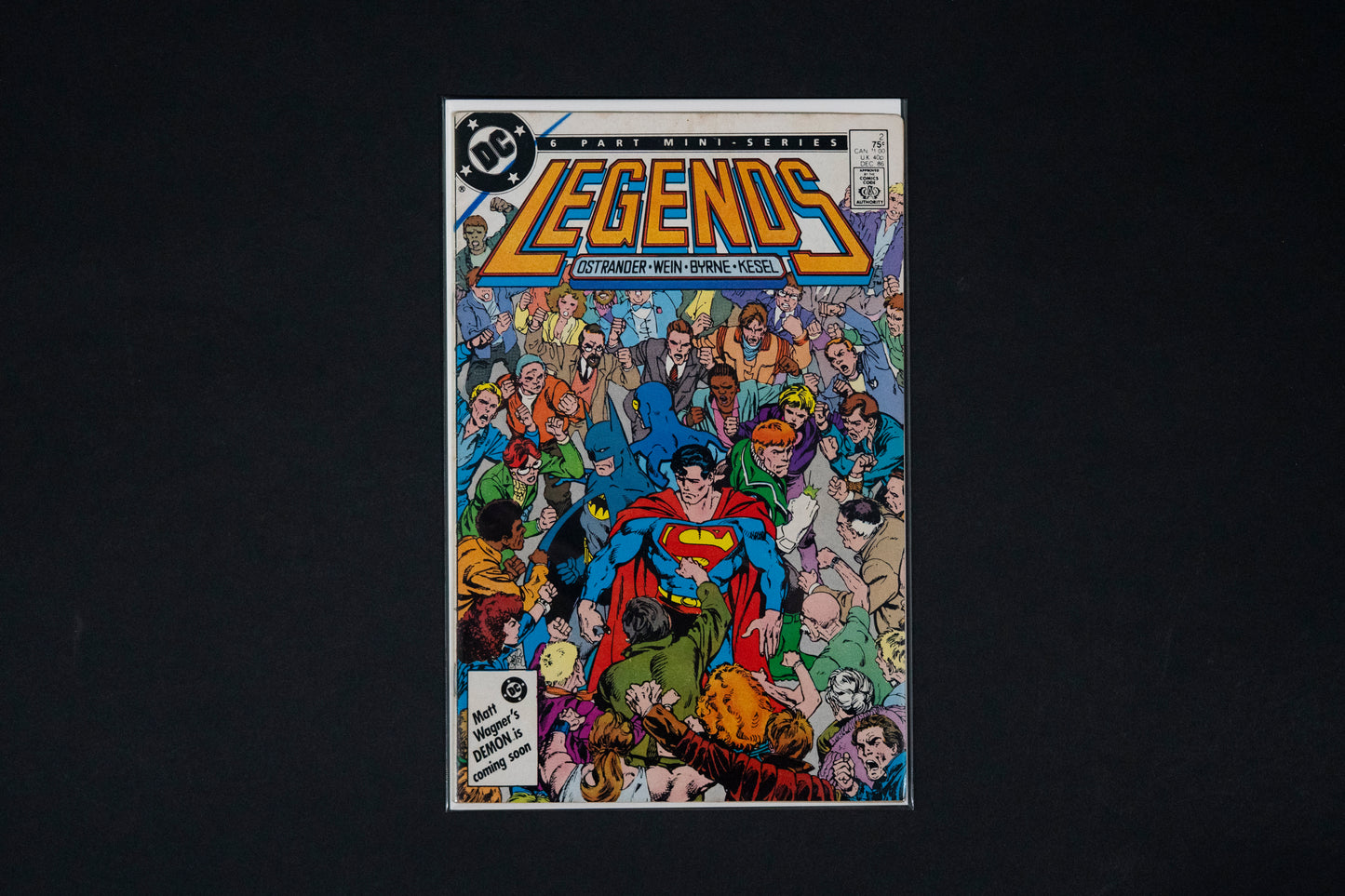 Legends, #2, DC Comics, 1986 (Pen Mark)