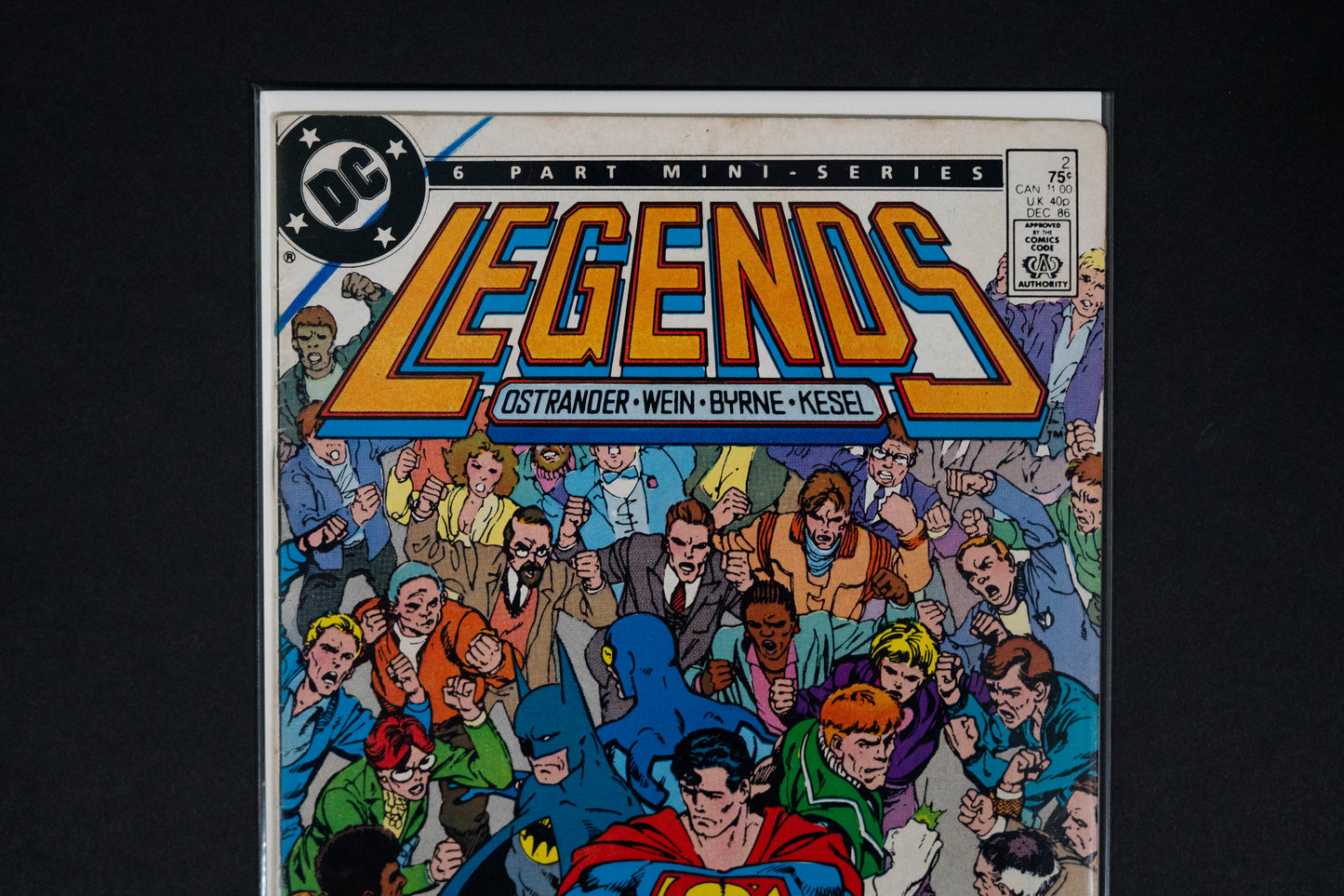 Legends, #2, DC Comics, 1986 (Pen Mark)