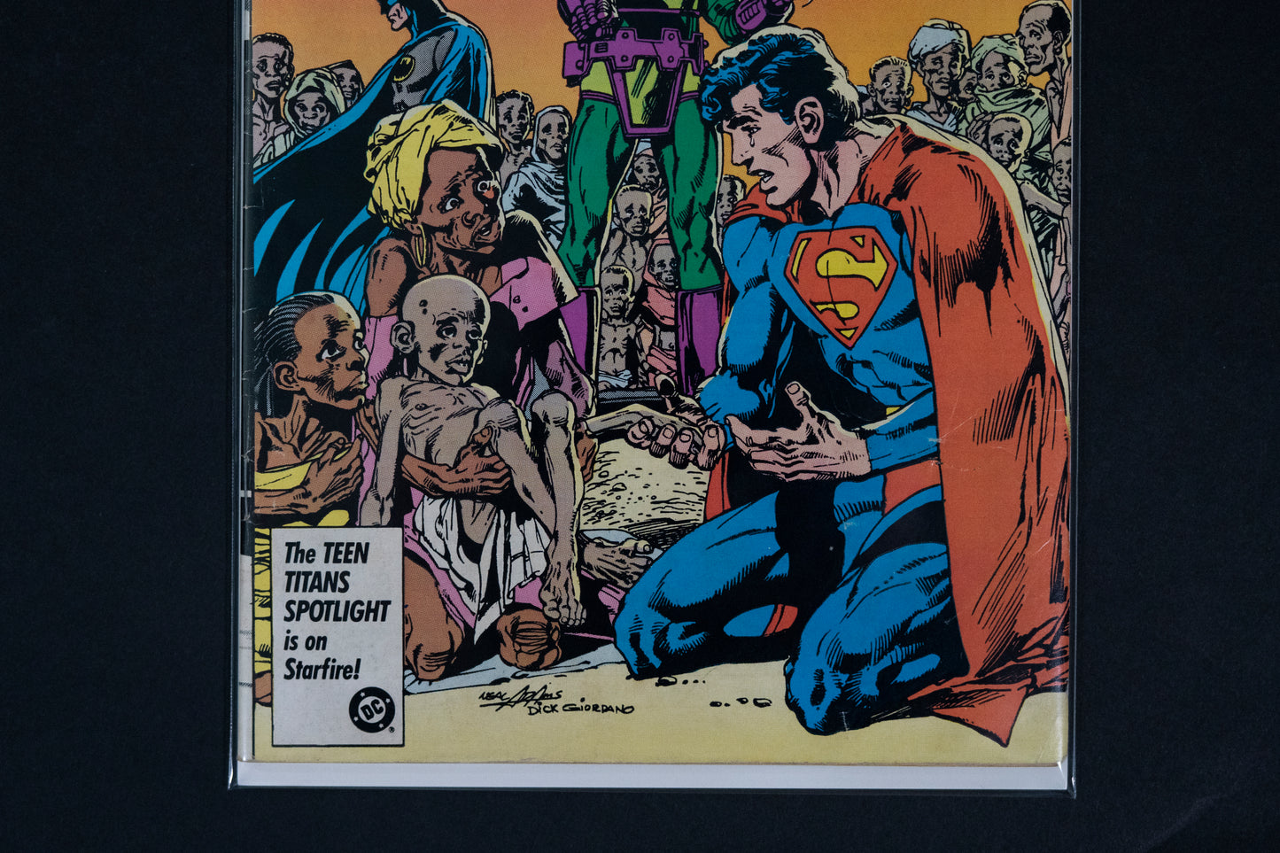 Heroes Against Hunger, Superman & Batman, DC Comics, 1986