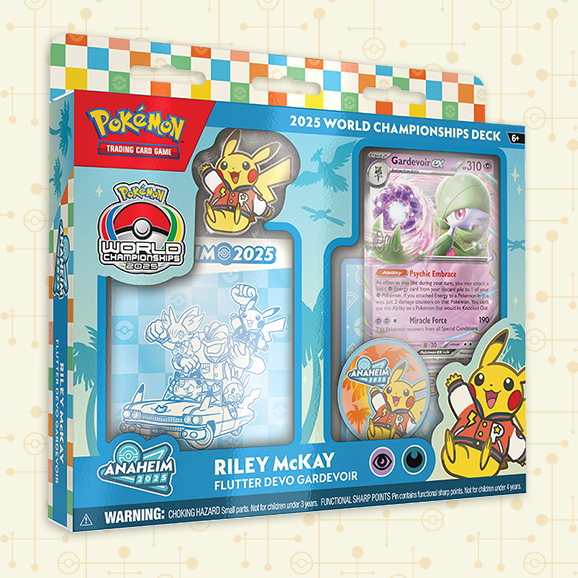 Pokémon, World Championship Decks 2025 -  Riley McKay (Canada), New Sealed, ORDER LIMITS APPLY