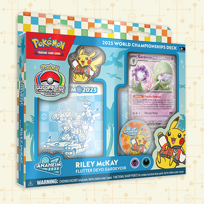 Pokémon, World Championship Decks 2025 -  Riley McKay (Canada), New Sealed, ORDER LIMITS APPLY