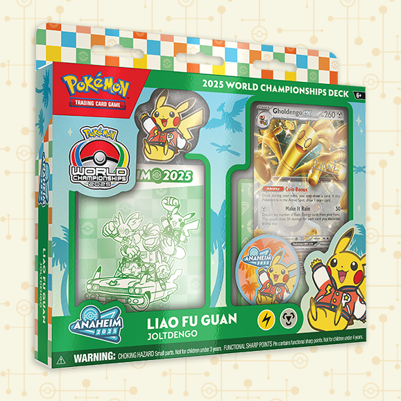 Pokémon, World Championship Decks 2025 - Liao Fu Guan (China), New Sealed, ORDER LIMITS APPLY