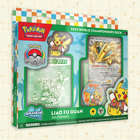 Pokémon, World Championship Decks 2025 - Liao Fu Guan (China), New Sealed, ORDER LIMITS APPLY