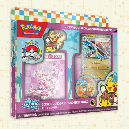 Pokémon, World Championship Decks 2025 - Jose Cruz Galindo-Resendiz (United States), New Sealed, ORDER LIMITS APPLY