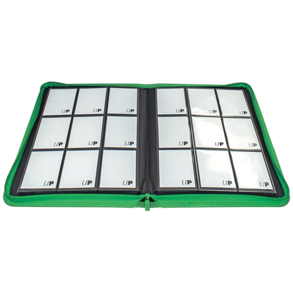 Ultra Pro - Vivid 9 Pocket Zippered PRO-Binder - Green