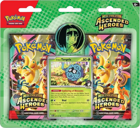 Pokémon, Mega Evolution Ascended Heroes - Erika Collection, New Sealed, ORDER LIMITS APPLY