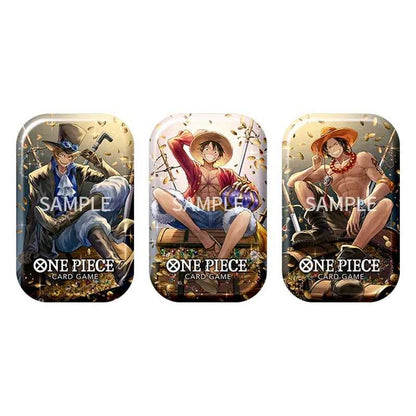 One Piece Card Game, Tin Pack Set Vol.2 - Set of 3, NEW/Boxed Sealed, English - ORDER LIMITS APPLY