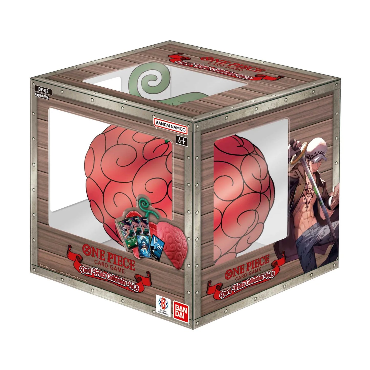 One Piece Card Game, DF-03, Devil Fruits Collection Vol.3 Gum-Gum Fruit Case, Boxed Sealed, English