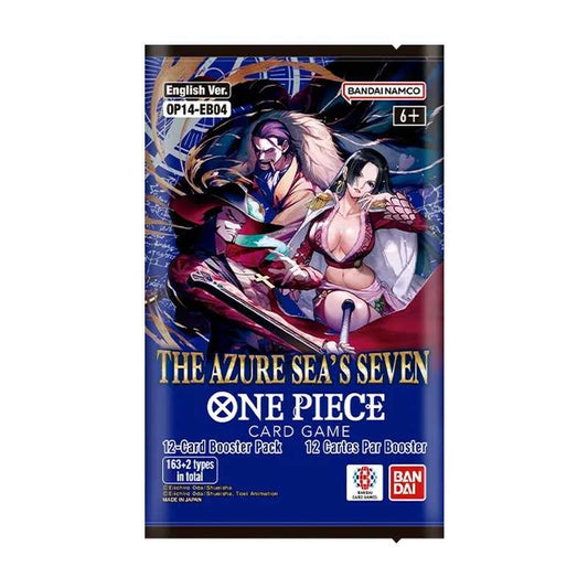 One Piece Card Game, OP-14, The Azure Sea's Seven, Booster Box, Boxed Sealed, English