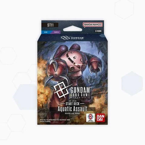 Gundam Card Game, ST11 Aquatic Assault, Starter Deck, New/Boxed Sealed, English