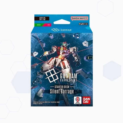Gundam Card Game, ST13 Silent Barrage, Starter Deck, New/Boxed Sealed, English