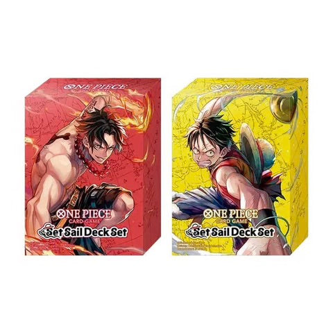 One Piece Card Game, SD-01, Set Sail Deck Set, NEW/Boxed Sealed, English - ORDER LIMITS APPLY