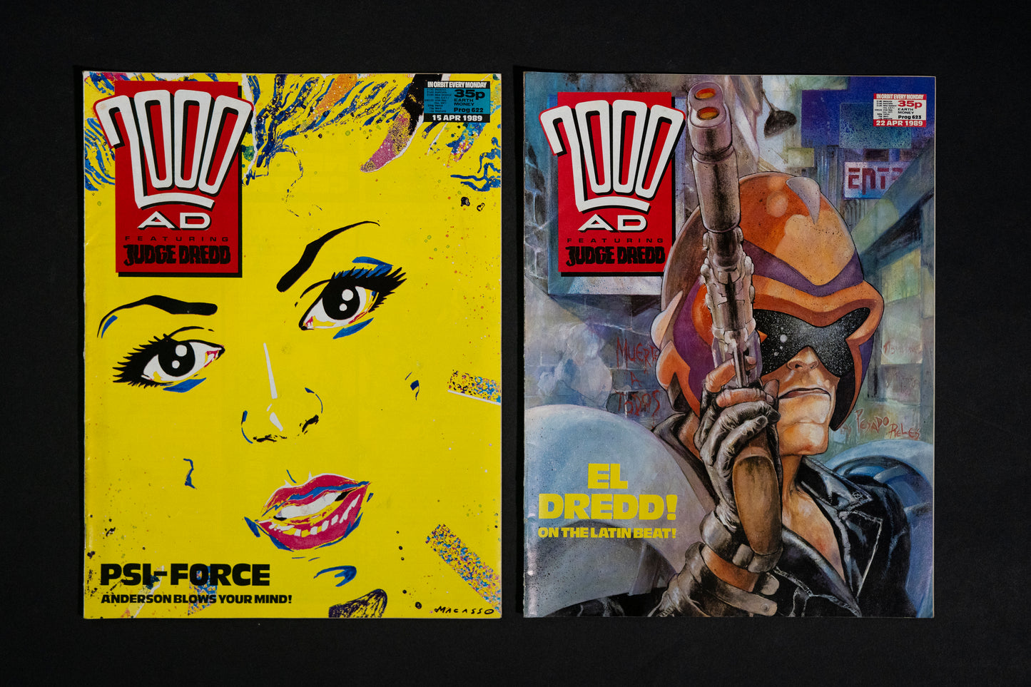 2000 AD #620-632 [1989] Vintage UK Comic Job Lot