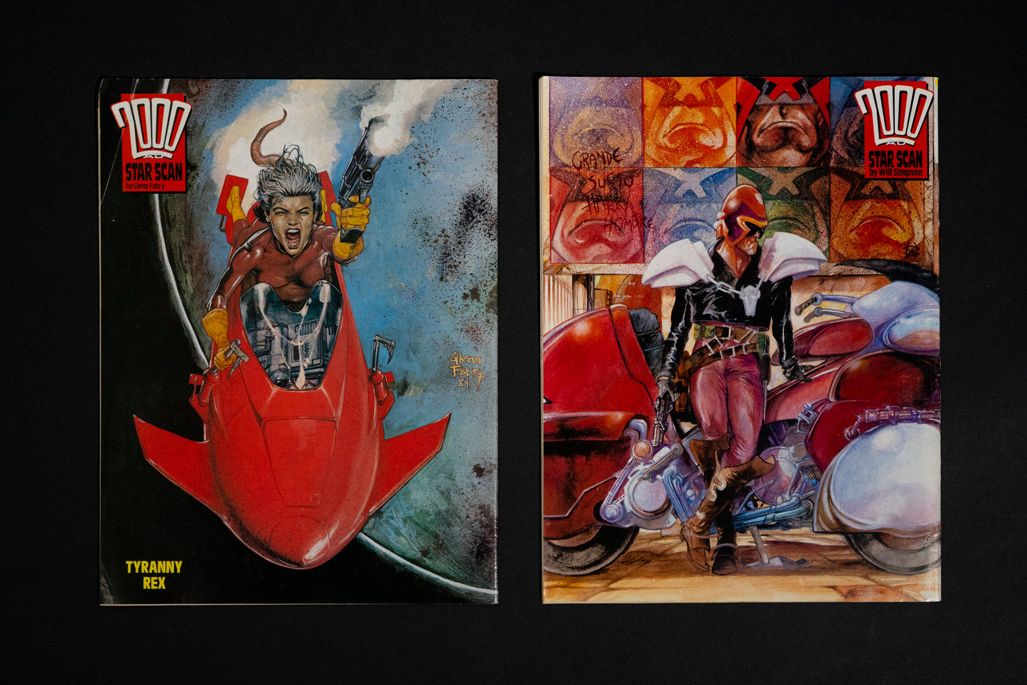 2000 AD #620-632 [1989] Vintage UK Comic Job Lot