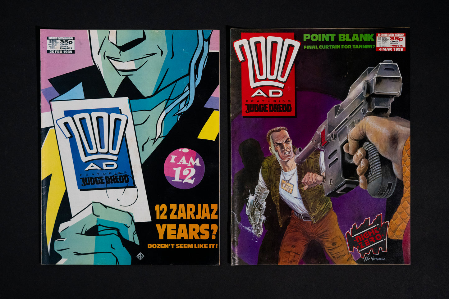 2000 AD #613-618 [1989] Vintage UK Comic Job Lot