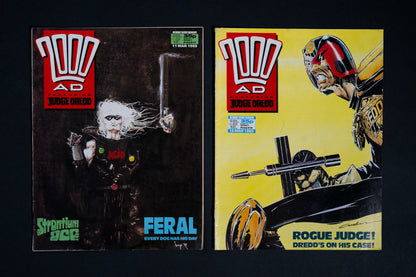 2000 AD #613-618 [1989] Vintage UK Comic Job Lot
