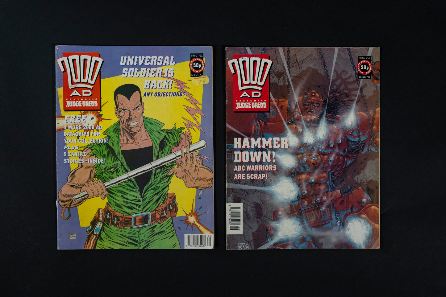 2000 AD #751 757 762 774 786 794 & 796 [1991 1992] Vintage UK Comic Job Lot