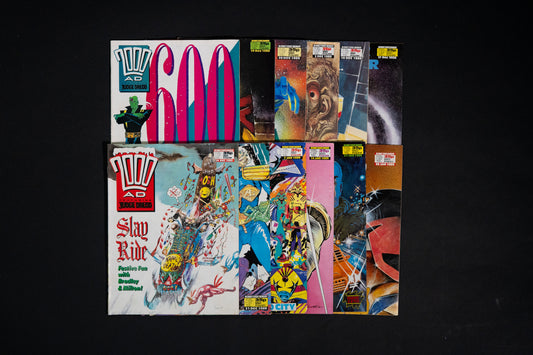 2000 AD #600-611 [1989] Vintage UK Comic Job Lot
