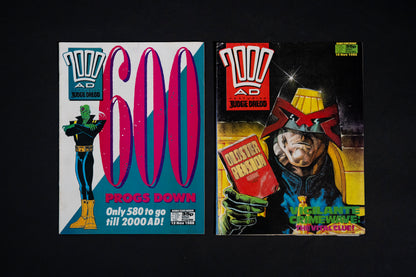 2000 AD #600-611 [1989] Vintage UK Comic Job Lot