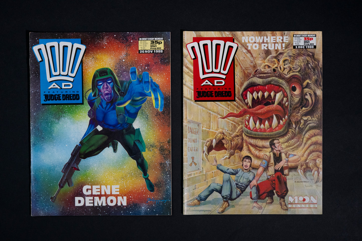 2000 AD #600-611 [1989] Vintage UK Comic Job Lot