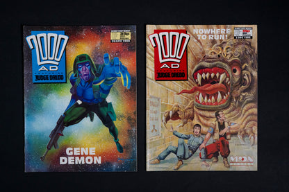 2000 AD #600-611 [1989] Vintage UK Comic Job Lot