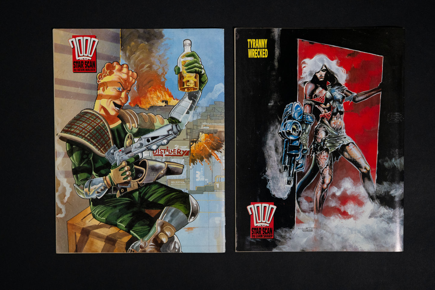 2000 AD #600-611 [1989] Vintage UK Comic Job Lot
