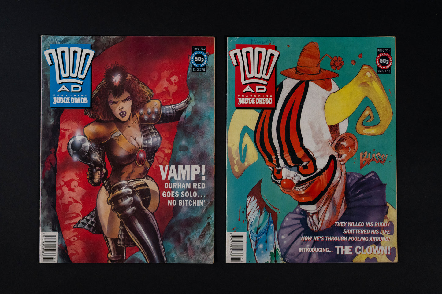 2000 AD #751 757 762 774 786 794 & 796 [1991 1992] Vintage UK Comic Job Lot