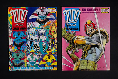 2000 AD #600-611 [1989] Vintage UK Comic Job Lot