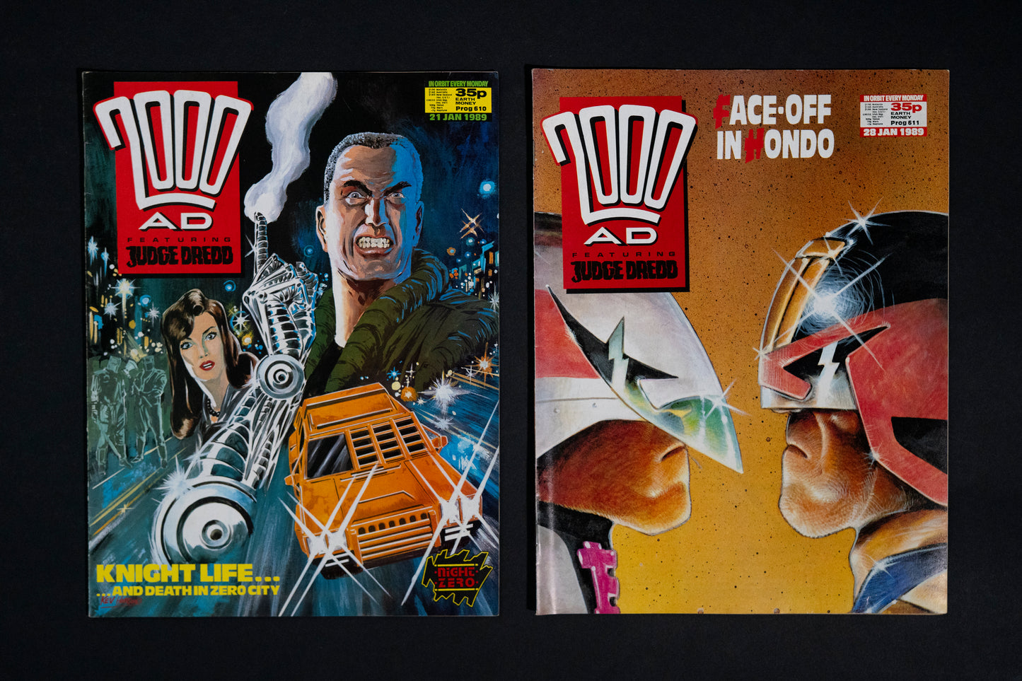 2000 AD #600-611 [1989] Vintage UK Comic Job Lot