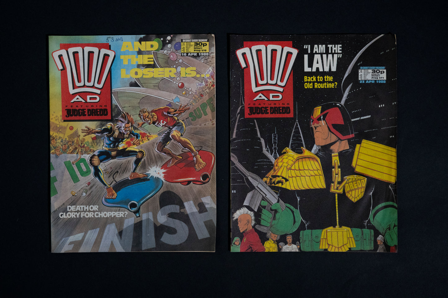 2000 AD #570-589 [1988] Vintage UK Comic Job Lot