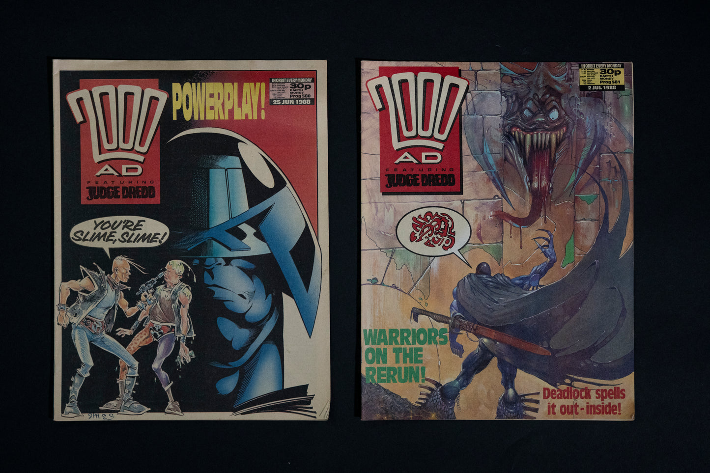 2000 AD #570-589 [1988] Vintage UK Comic Job Lot
