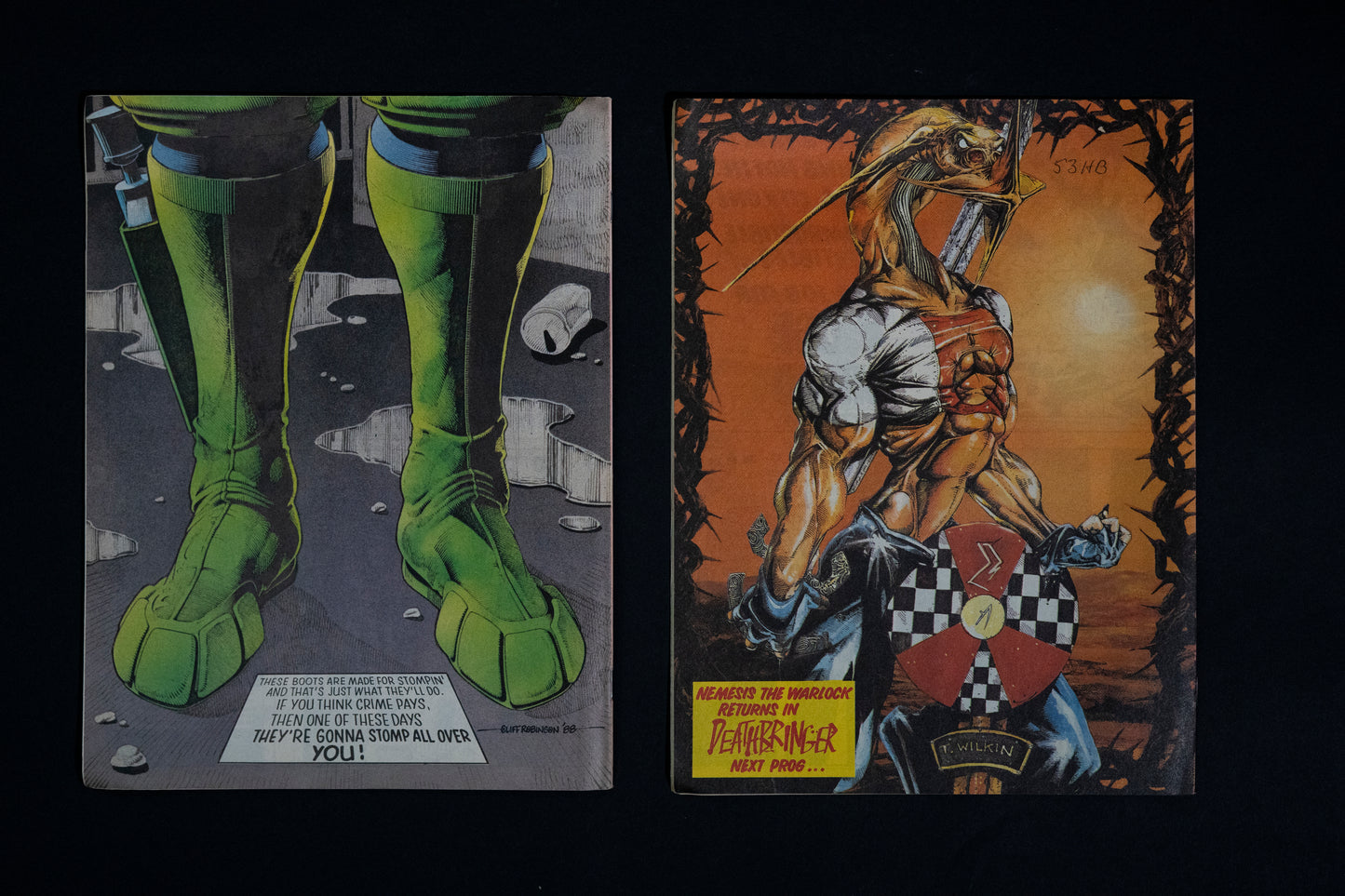 2000 AD #570-589 [1988] Vintage UK Comic Job Lot