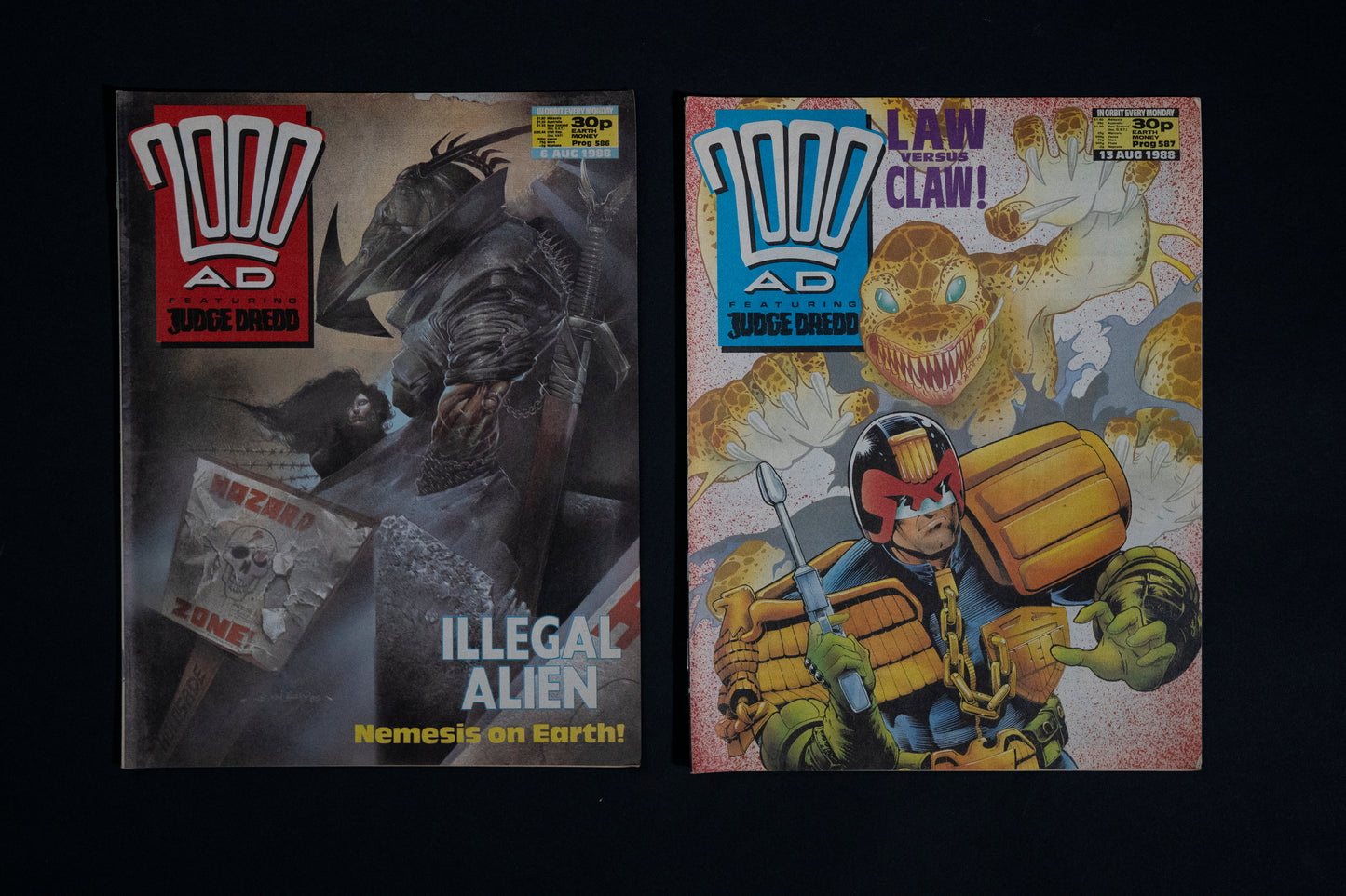 2000 AD #570-589 [1988] Vintage UK Comic Job Lot