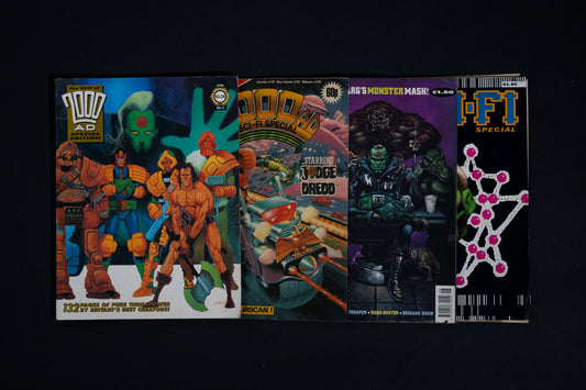 2000 AD Sci-fi Special 1984 1991 & 1992 plus Best of 2000 AD Special Edition #2 1994 Vintage UK Comic Job Lot