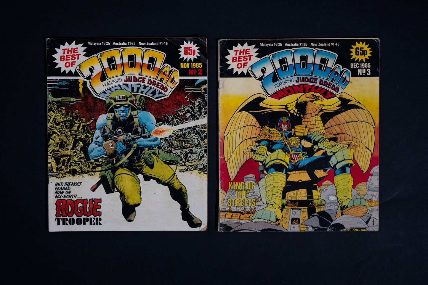 Best of 2000 AD Vintage UK Comic Job Lot, #2 3 12 24 30 56 60 62 67