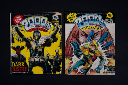 Best of 2000 AD Vintage UK Comic Job Lot, #2 3 12 24 30 56 60 62 67