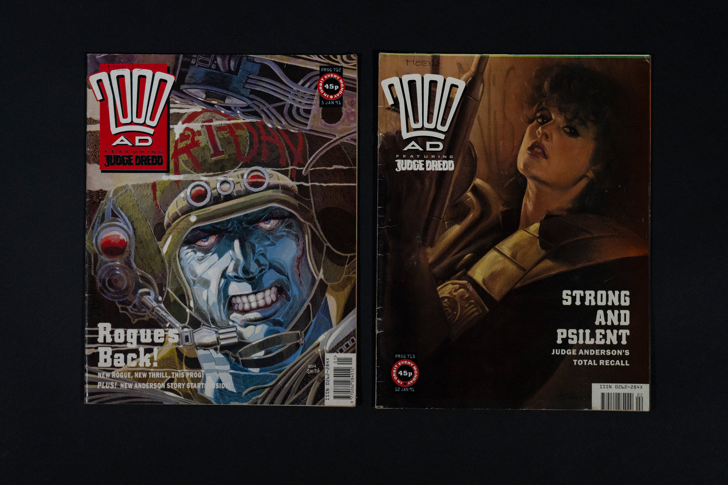 2000 AD #712-715 [1991] Vintage UK Comic Job Lot